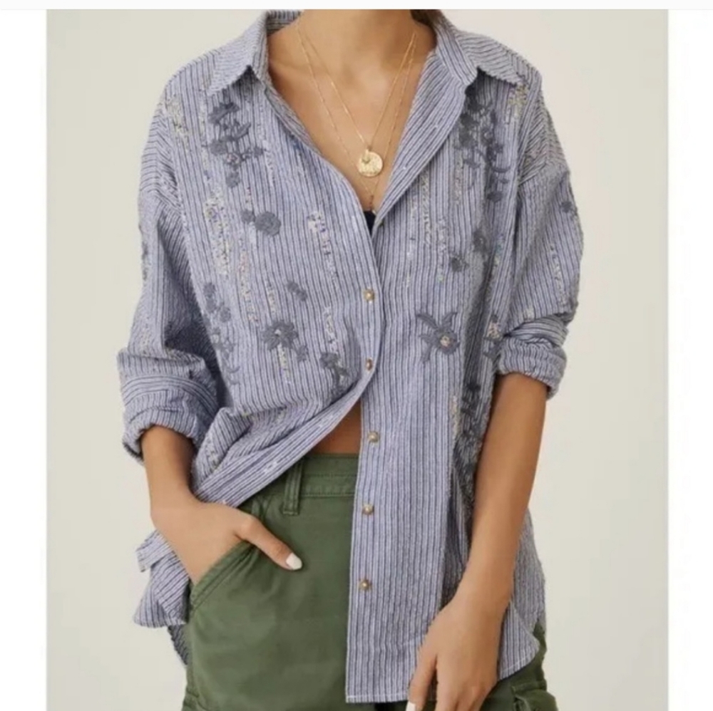 Pilcro Button Down Shirt Size XS